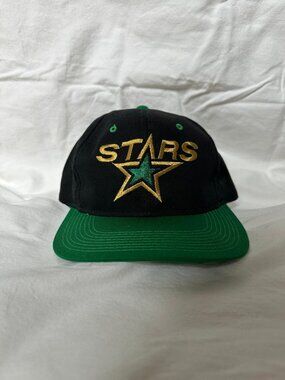 DALLAS STARS SNAPBACK HAT VINTAGE NHL DEAD STOCK RARE 90's MODANO